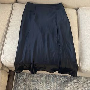 princess Polly slit silk midi skirts